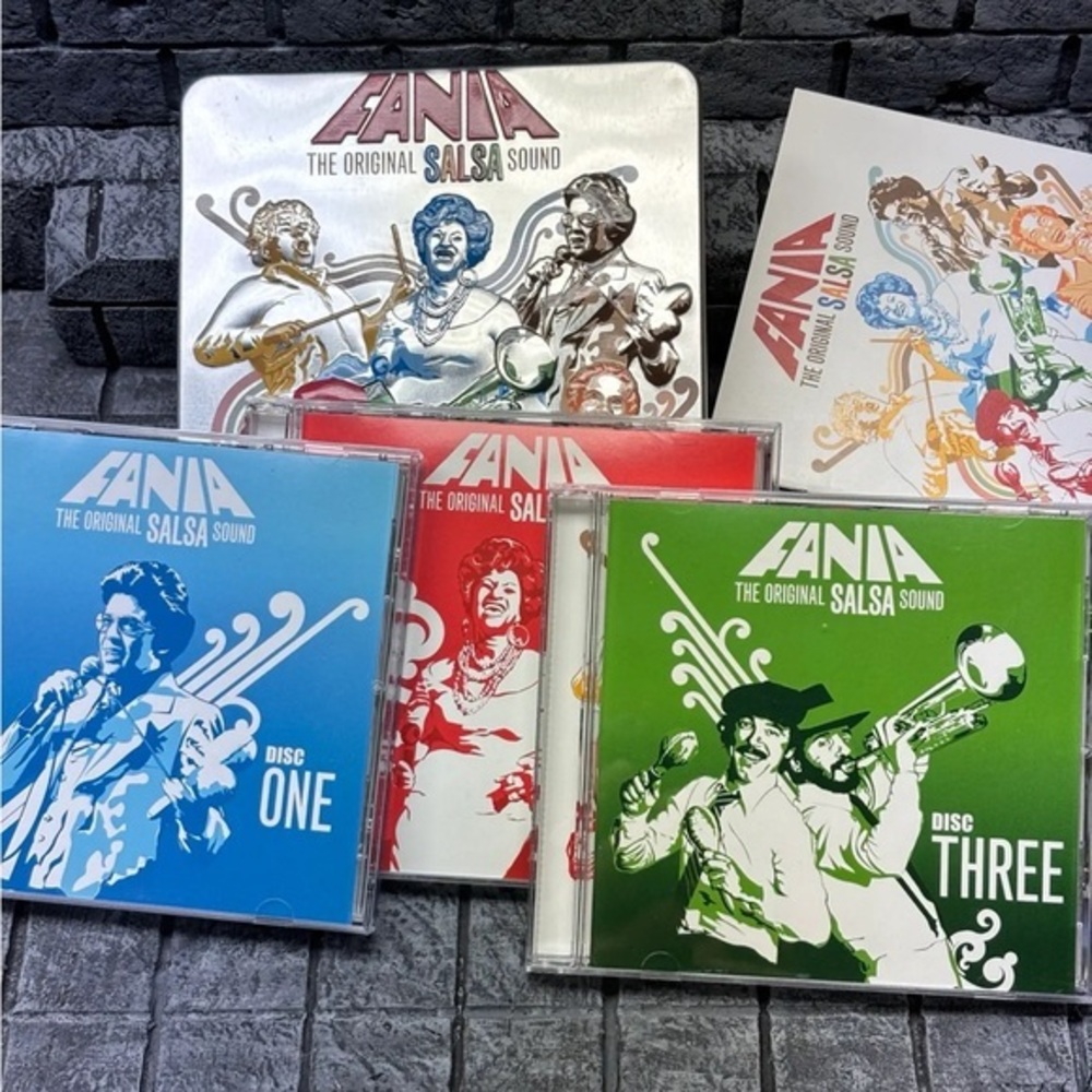 Fania Original Salsa Sound 3 CD Collectors Box Set Latin Music Tin